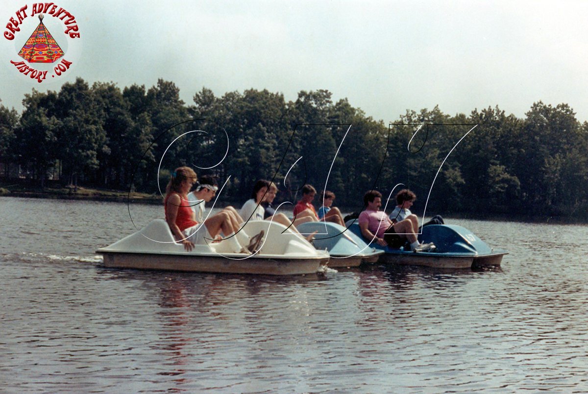 Paddle Boats At Six Flags Great Adventure